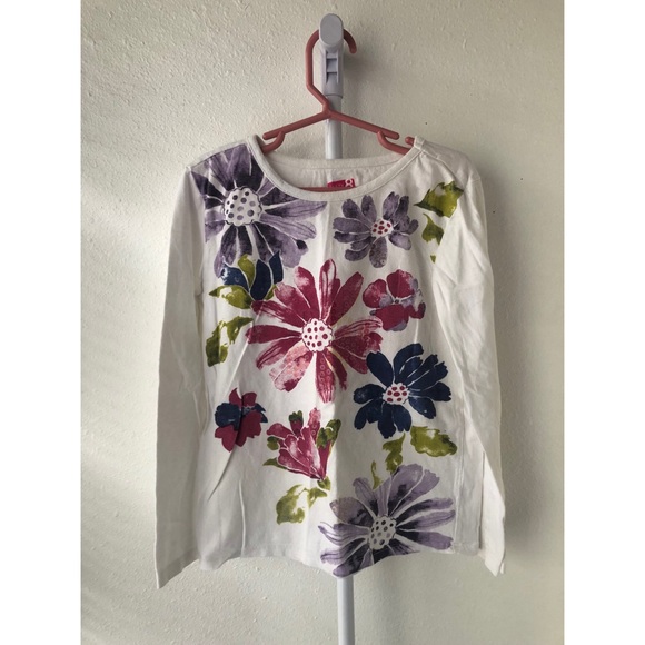 Crazy 8 Jean Skirt and Long Sleeve Outfit 10-12 - Picture 2 of 8